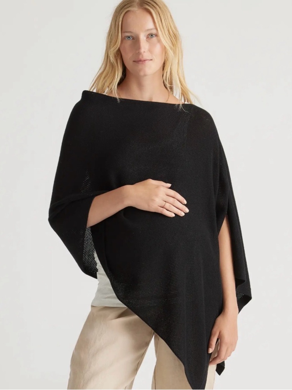 Quince NWT Lightweight Cotton Cashmere Nursing‎ Shawl
